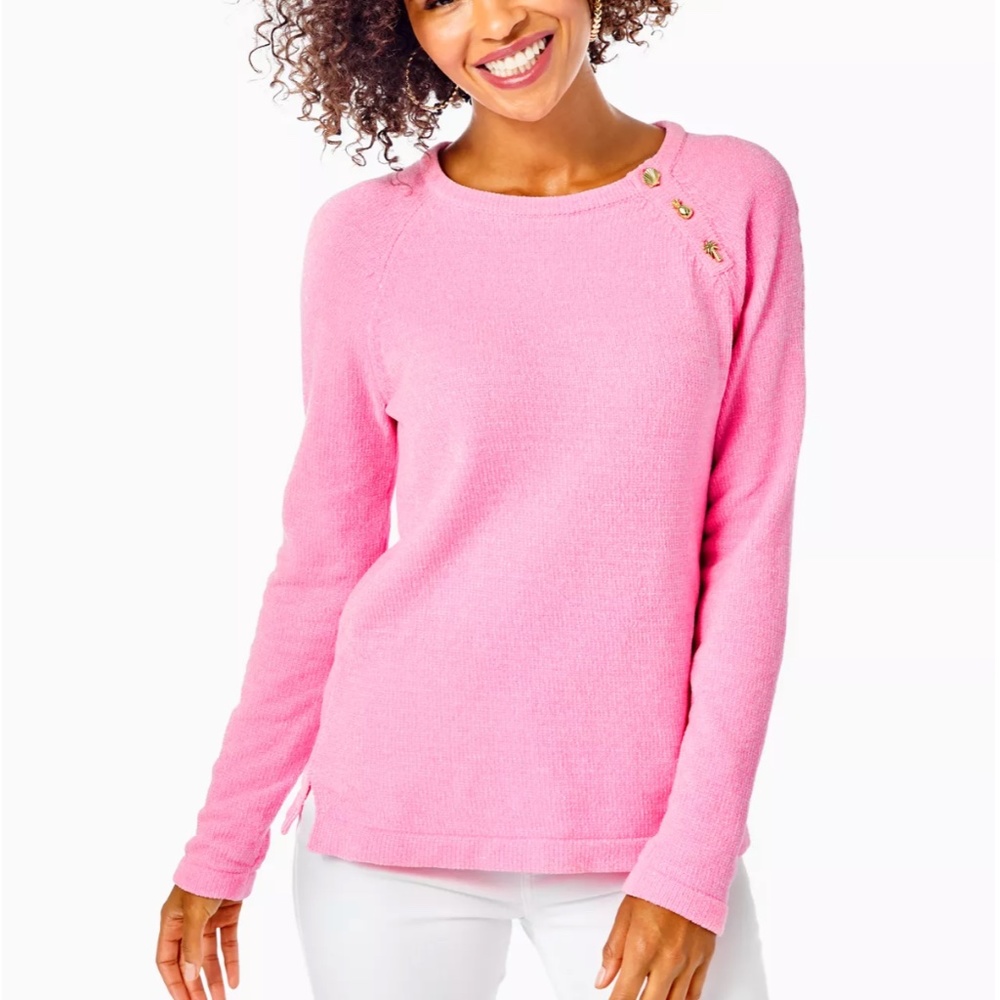NWT Lilly Pulitzer Pippin Sweater size XS in Mandevilla Baby Pink